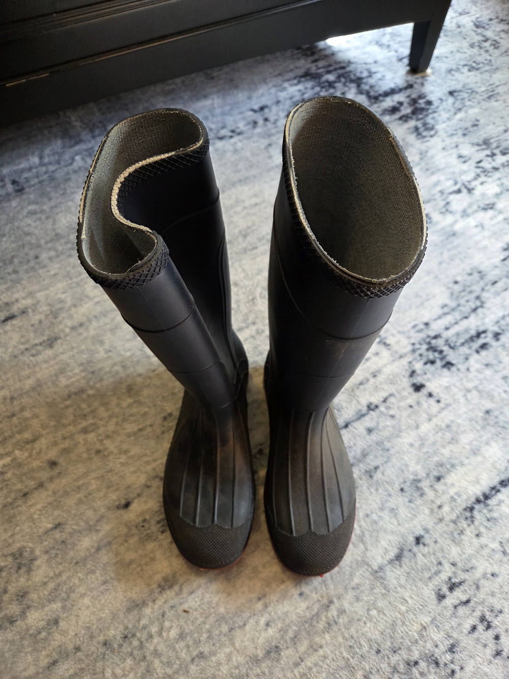 Mens Blue Tall Waterproof Rain/Muck Boots - Durable All-Weather Boot